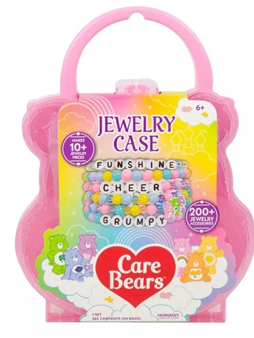 Care Bears Jewelry Case DIY bead kit